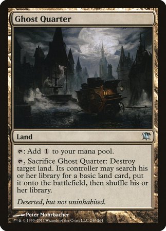 Ghost Quarter [Innistrad] | Cards and Coasters CA