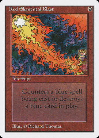 Red Elemental Blast [Unlimited Edition] | Cards and Coasters CA