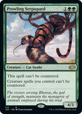 Prowling Serpopard [Jumpstart 2022] | Cards and Coasters CA