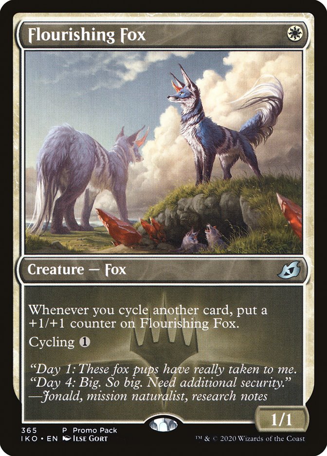 Flourishing Fox (Promo Pack) [Ikoria: Lair of Behemoths Promos] | Cards and Coasters CA