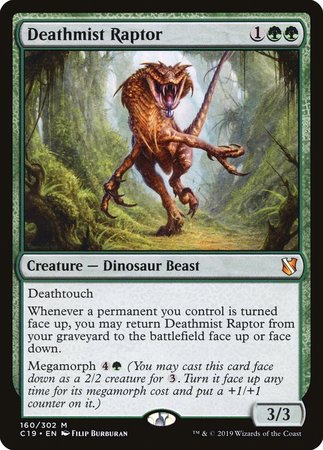 Deathmist Raptor [Commander 2019] | Cards and Coasters CA