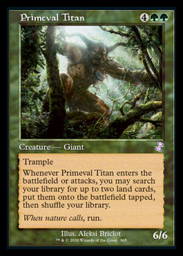 Primeval Titan (Timeshifted) [Time Spiral Remastered] | Cards and Coasters CA