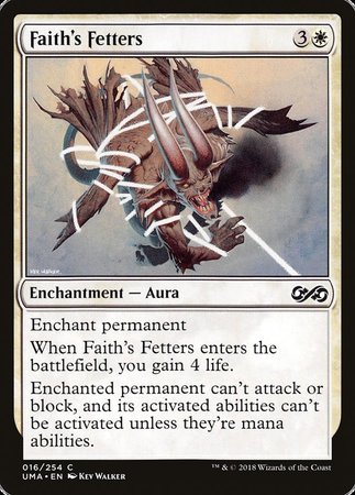 Faith's Fetters [Ultimate Masters] | Cards and Coasters CA