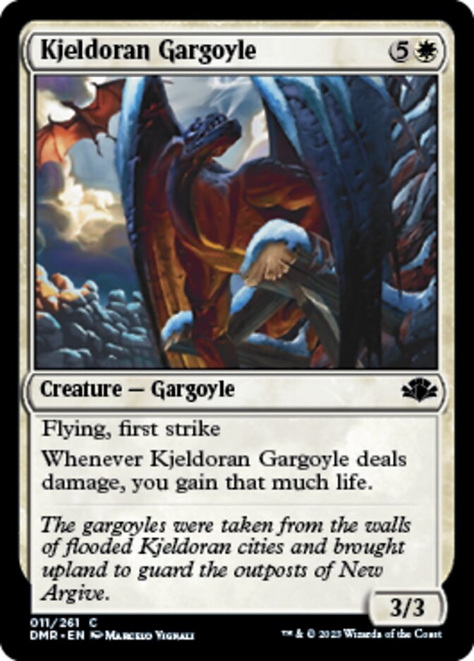 Kjeldoran Gargoyle [Dominaria Remastered] | Cards and Coasters CA