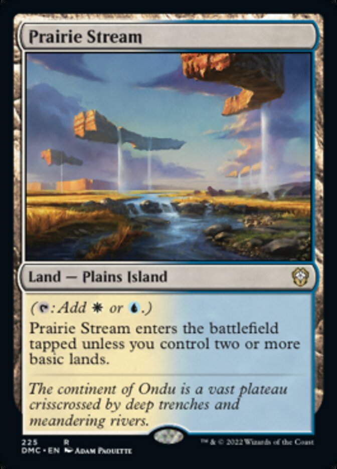 Prairie Stream [Dominaria United Commander] | Cards and Coasters CA