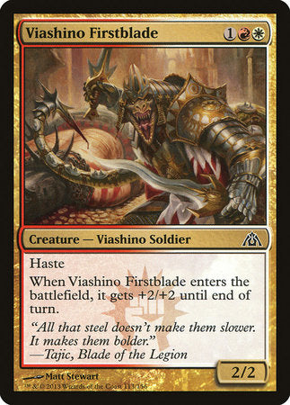 Viashino Firstblade [Dragon's Maze] | Cards and Coasters CA