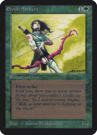 Elvish Archers [Limited Edition Alpha] | Cards and Coasters CA