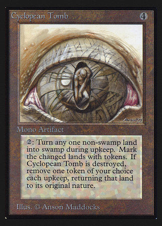 Cyclopean Tomb (IE) [Intl. Collectors’ Edition] | Cards and Coasters CA