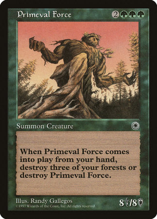 Primeval Force [Portal] | Cards and Coasters CA