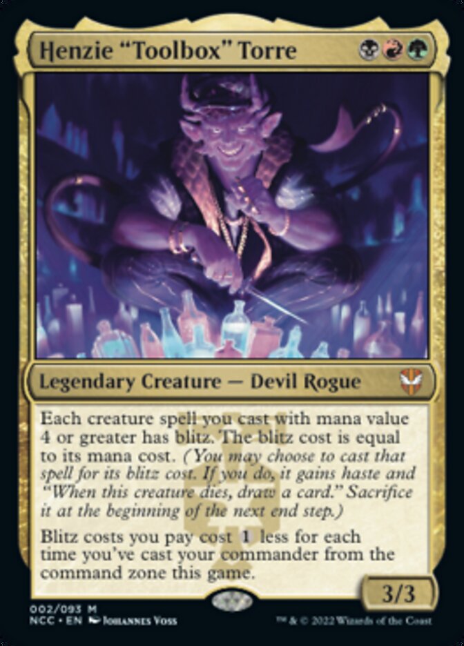 Henzie "Toolbox" Torre [Streets of New Capenna Commander] | Cards and Coasters CA