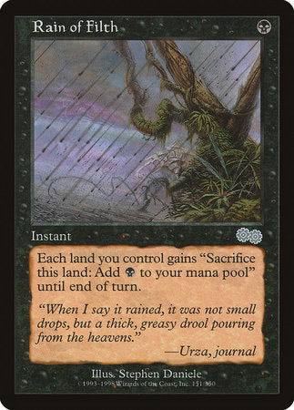 Rain of Filth [Urza's Saga] | Cards and Coasters CA