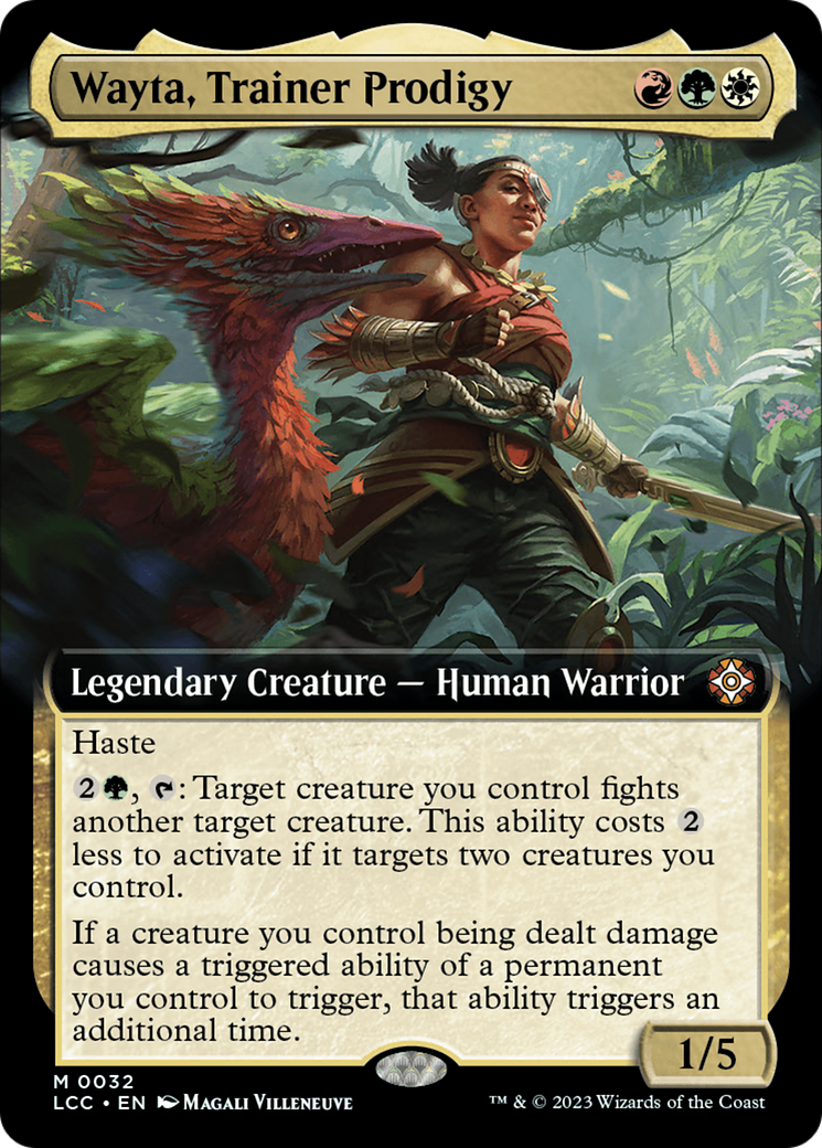 Wayta, Trainer Prodigy (Extended Art) [The Lost Caverns of Ixalan Commander] | Cards and Coasters CA