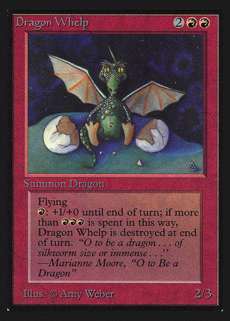 Dragon Whelp (IE) [Intl. Collectors’ Edition] | Cards and Coasters CA