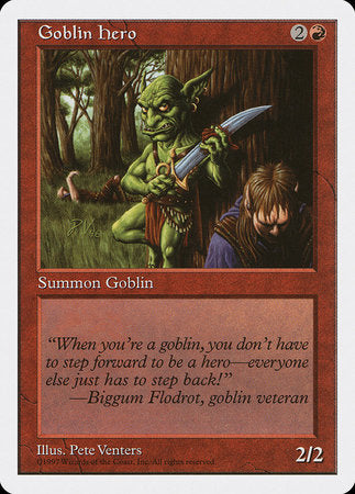 Goblin Hero [Fifth Edition] | Cards and Coasters CA