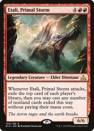 Etali, Primal Storm [Rivals of Ixalan] | Cards and Coasters CA