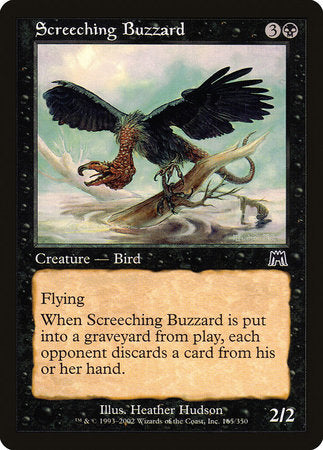 Screeching Buzzard [Onslaught] | Cards and Coasters CA