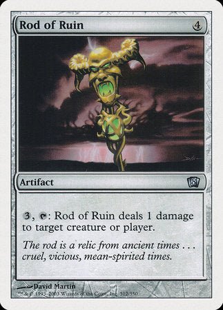 Rod of Ruin [Eighth Edition] | Cards and Coasters CA
