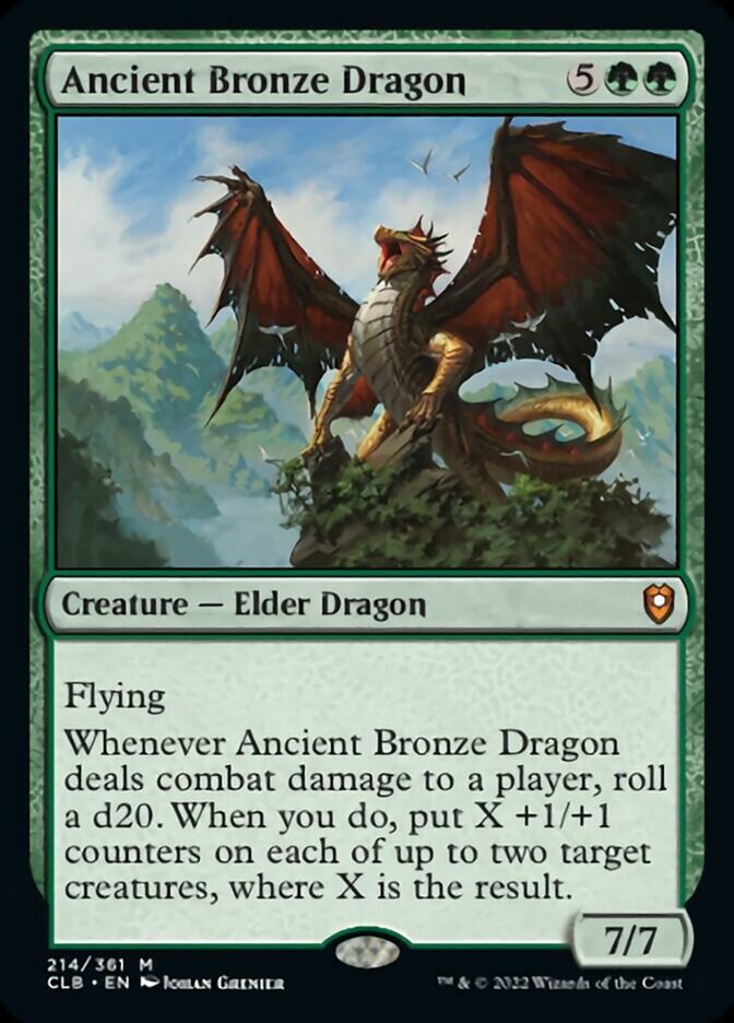 Ancient Bronze Dragon [Commander Legends: Battle for Baldur's Gate] | Cards and Coasters CA