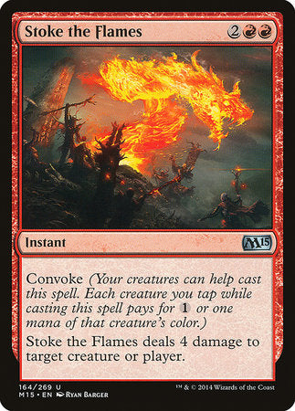 Stoke the Flames [Magic 2015] | Cards and Coasters CA