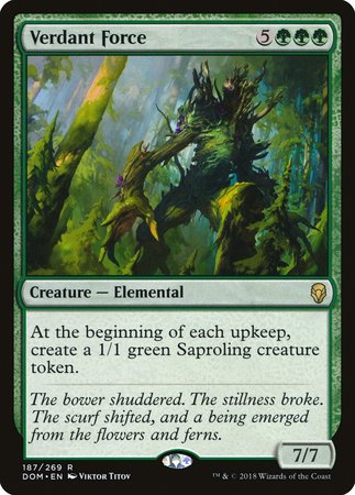 Verdant Force [Dominaria] | Cards and Coasters CA