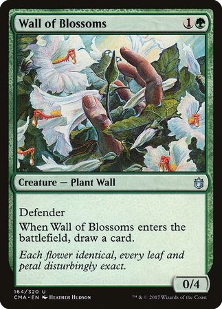 Wall of Blossoms [Commander Anthology] | Cards and Coasters CA