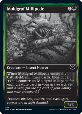 Moldgraf Millipede [Innistrad: Double Feature] | Cards and Coasters CA