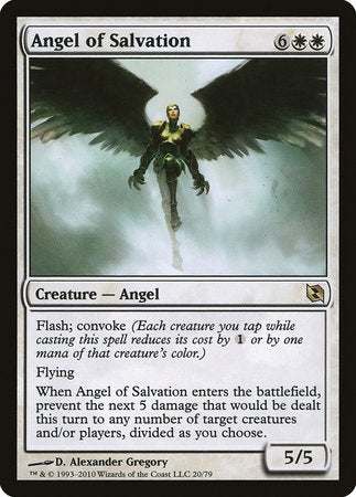 Angel of Salvation [Duel Decks: Elspeth vs. Tezzeret] | Cards and Coasters CA