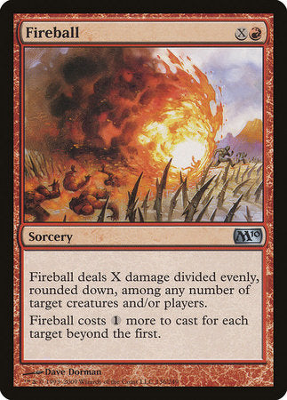 Fireball [Magic 2010] | Cards and Coasters CA