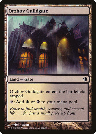 Orzhov Guildgate [Commander 2013] | Cards and Coasters CA