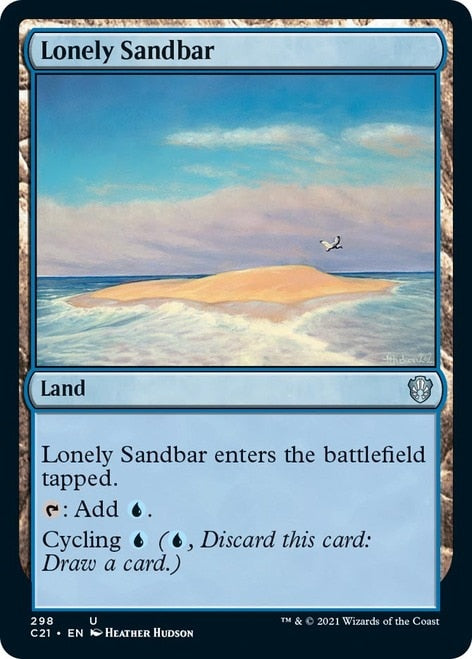 Lonely Sandbar [Commander 2021] | Cards and Coasters CA