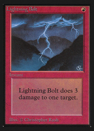 Lightning Bolt (CE) [Collectors’ Edition] | Cards and Coasters CA