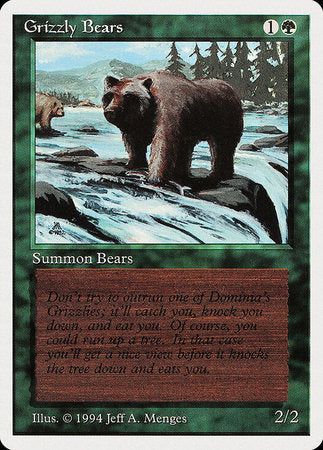 Grizzly Bears [Summer Magic / Edgar] | Cards and Coasters CA