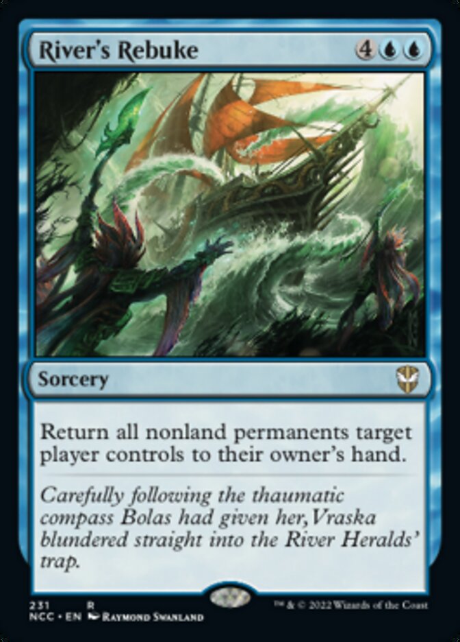 River's Rebuke [Streets of New Capenna Commander] | Cards and Coasters CA