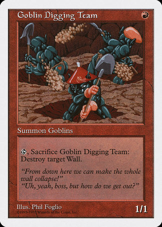 Goblin Digging Team [Anthologies] | Cards and Coasters CA