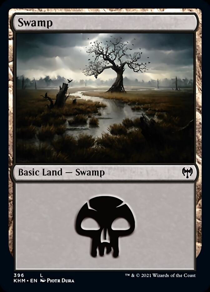 Swamp (396) [Kaldheim] | Cards and Coasters CA