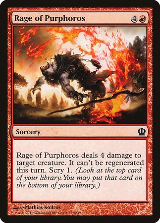 Rage of Purphoros [Theros] | Cards and Coasters CA