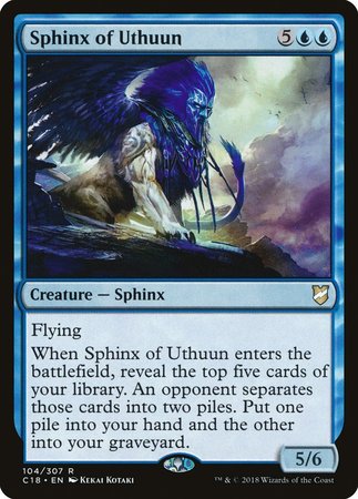Sphinx of Uthuun [Commander 2018] | Cards and Coasters CA