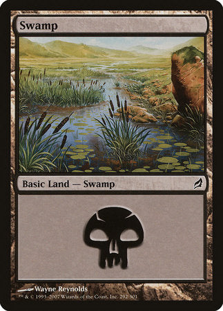 Swamp (292) [Lorwyn] | Cards and Coasters CA