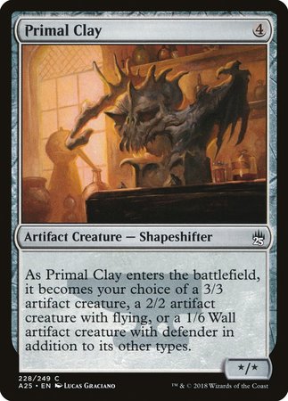 Primal Clay [Masters 25] | Cards and Coasters CA