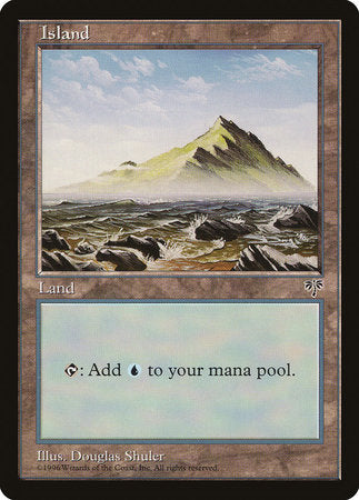 Island (Rocky Water) [Mirage] | Cards and Coasters CA
