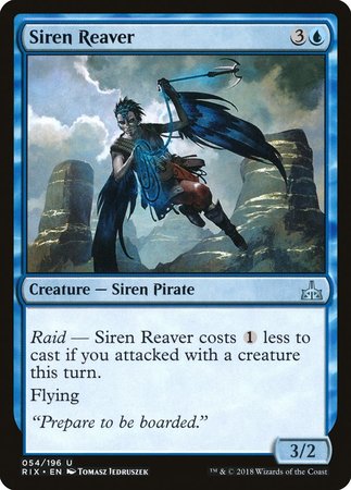 Siren Reaver [Rivals of Ixalan] | Cards and Coasters CA