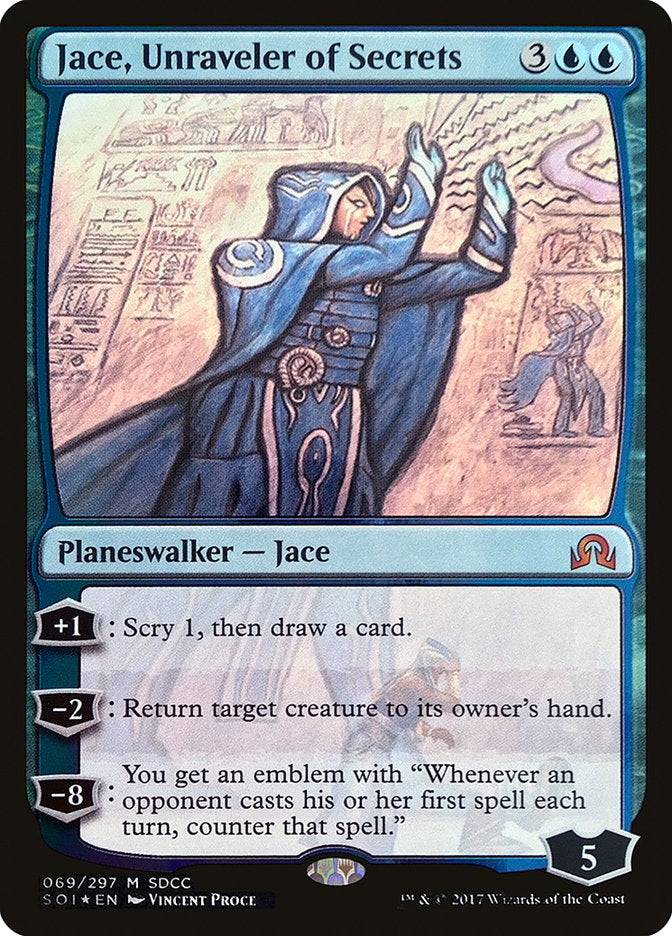 Jace, Unraveler of Secrets [San Diego Comic-Con 2017] | Cards and Coasters CA