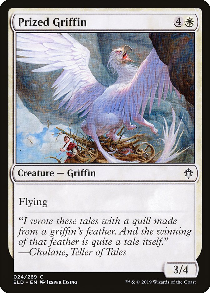 Prized Griffin [Throne of Eldraine] | Cards and Coasters CA