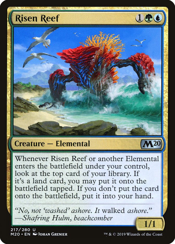 Risen Reef [Core Set 2020] | Cards and Coasters CA