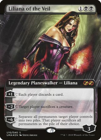 Liliana of the Veil [Ultimate Box Topper] | Cards and Coasters CA