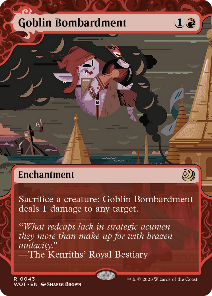 Goblin Bombardment [Wilds of Eldraine: Enchanting Tales] | Cards and Coasters CA