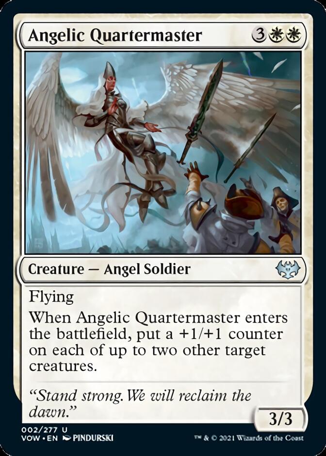 Angelic Quartermaster [Innistrad: Crimson Vow] | Cards and Coasters CA