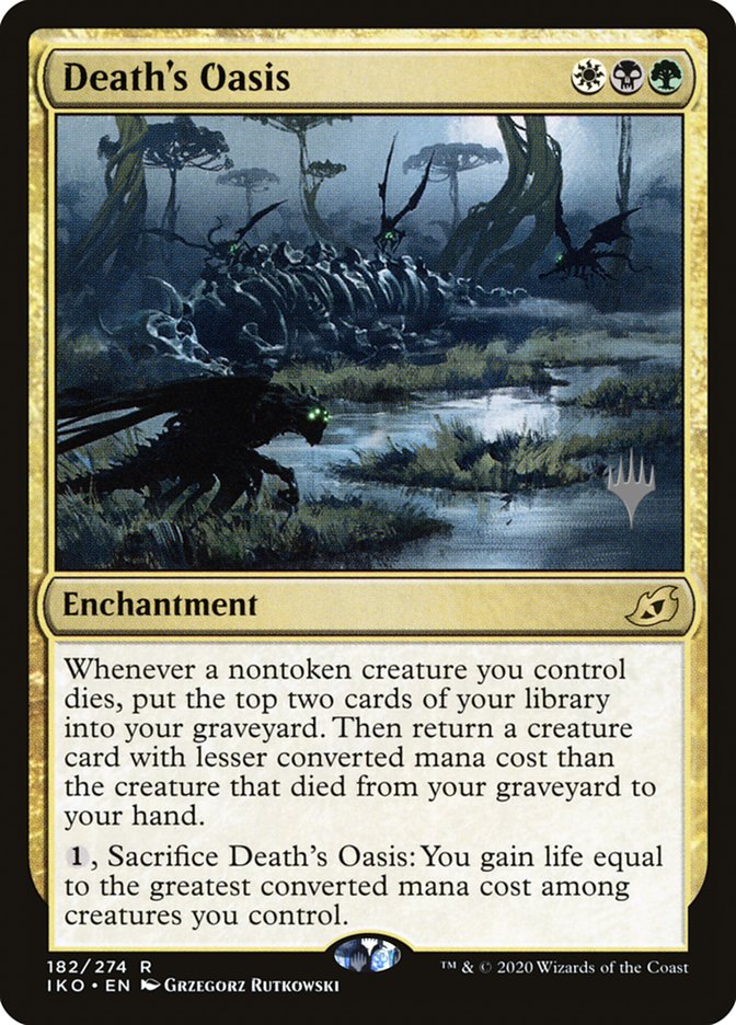 Death's Oasis (Promo Pack) [Ikoria: Lair of Behemoths Promos] | Cards and Coasters CA