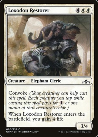 Loxodon Restorer [Guilds of Ravnica] | Cards and Coasters CA