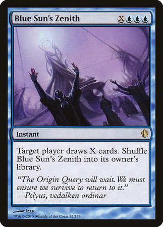 Blue Sun's Zenith [Commander 2013] | Cards and Coasters CA